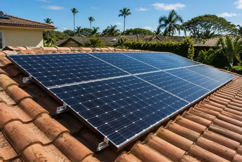 Installation de panneaux solaires à Mérignies